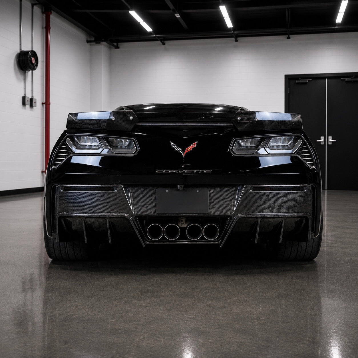 Chevrolet Corvette C7 APR Style Carbon Fiber Rear Diffuser
