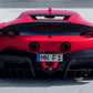 Ferrari SF90 Stradale NVC Style Carbon Fiber Rear Roof Spoiler
