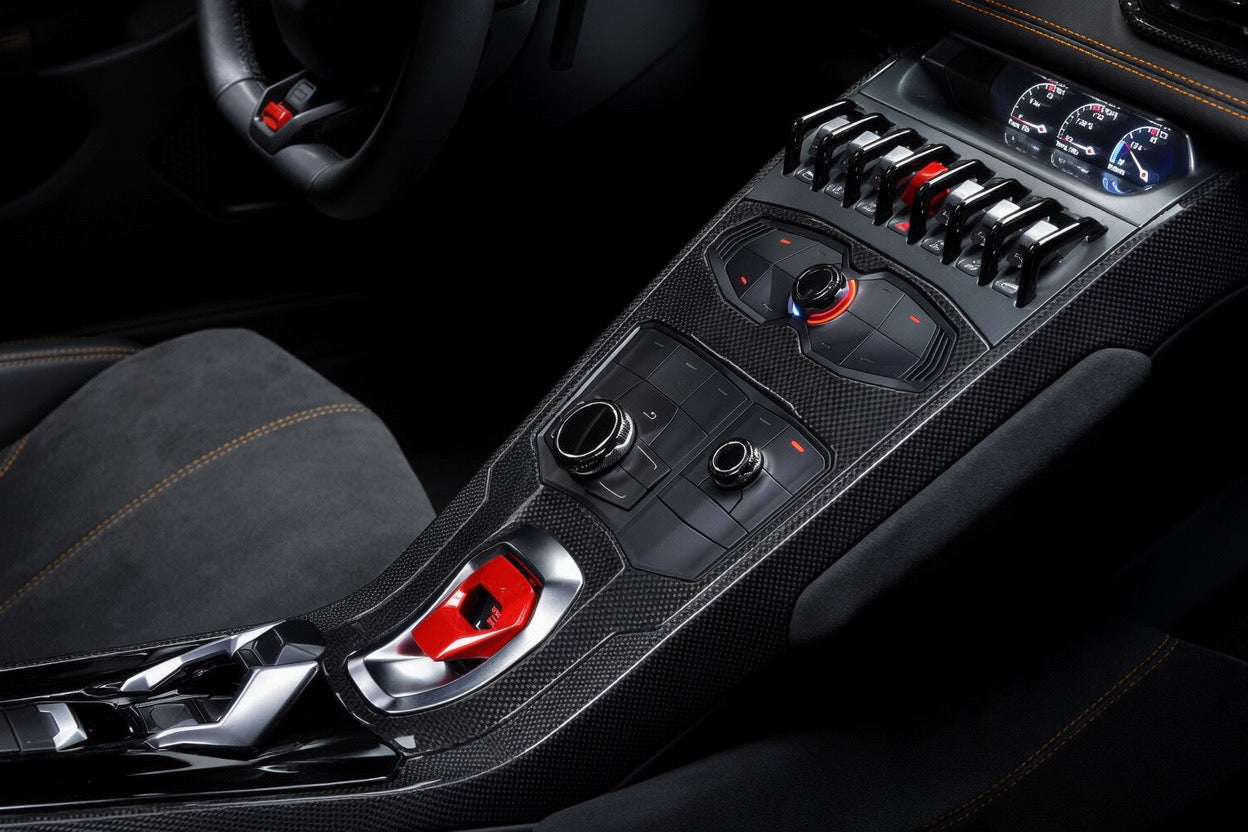 Lamborghini Huracan 2014–2019 Carbon Fiber Center Console Trim