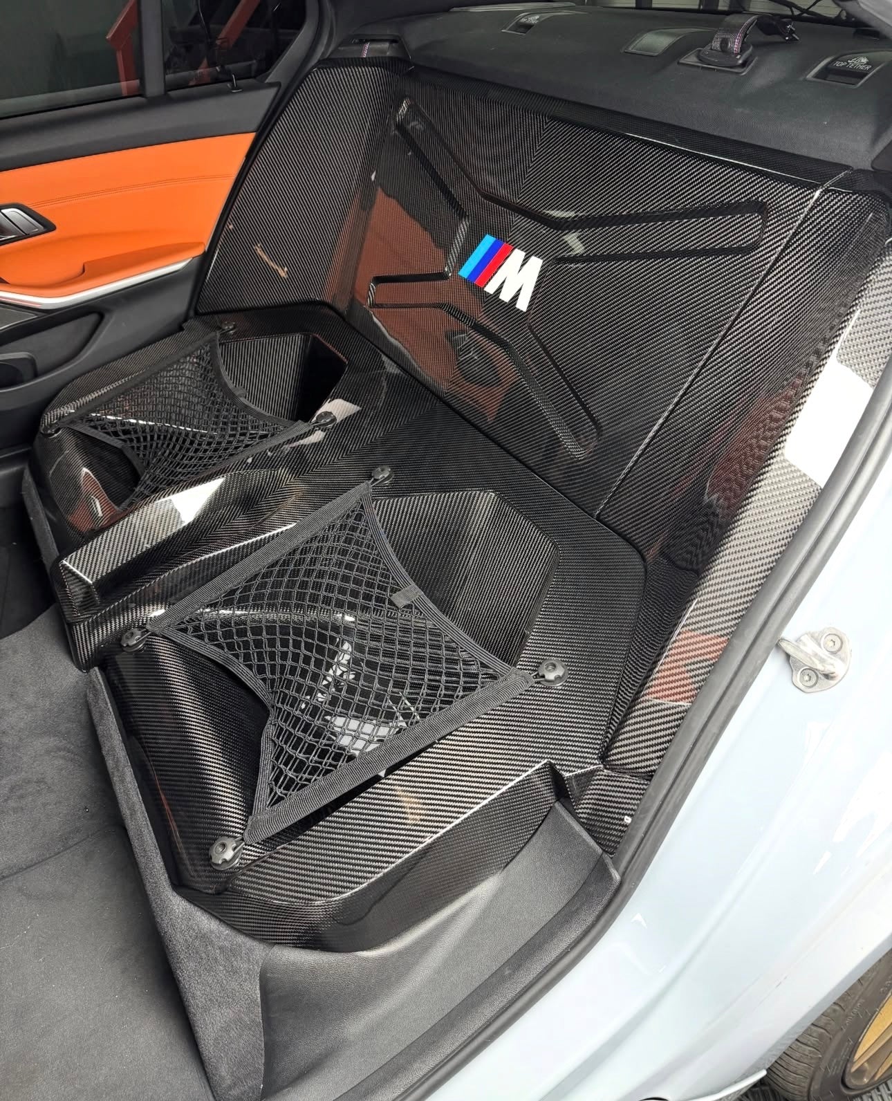 BMW G80 M3 / G82 M4 CSL Style Carbon Fiber Rear Seat Delete Kit
