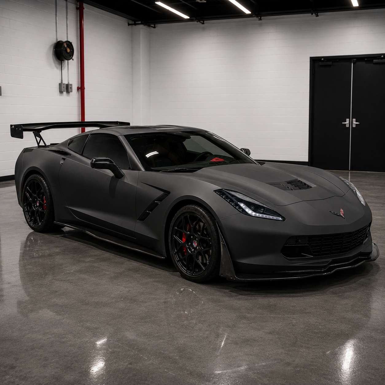 Chevrolet Corvette C7 Stingray Carbon Fiber Side Rocker Extensions