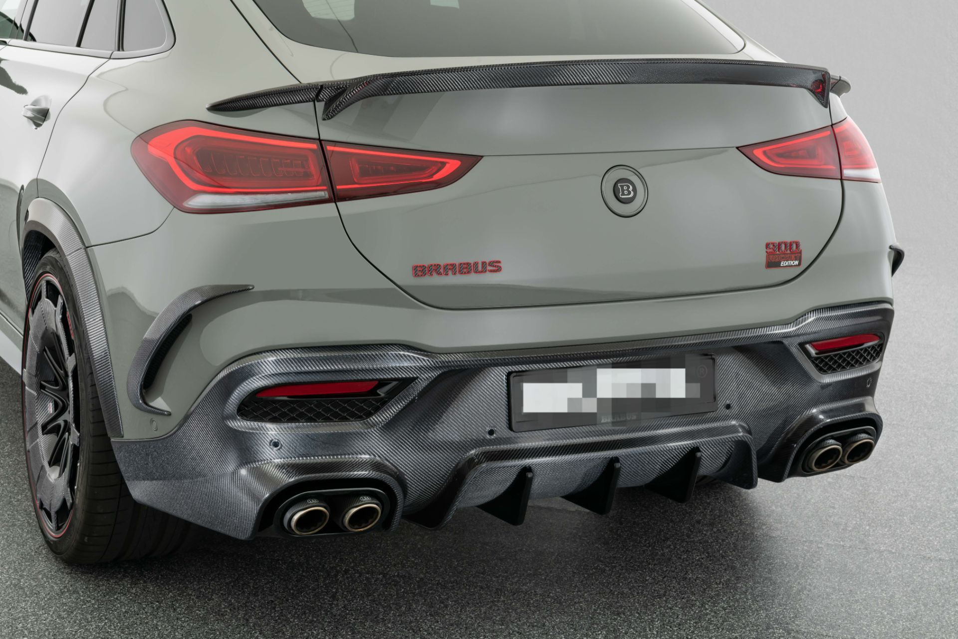 Mercedes-Benz GLE 350 / GLE53 / GLE63 – BRB Style Carbon Fiber Diffuser - Exotics Carbon Design