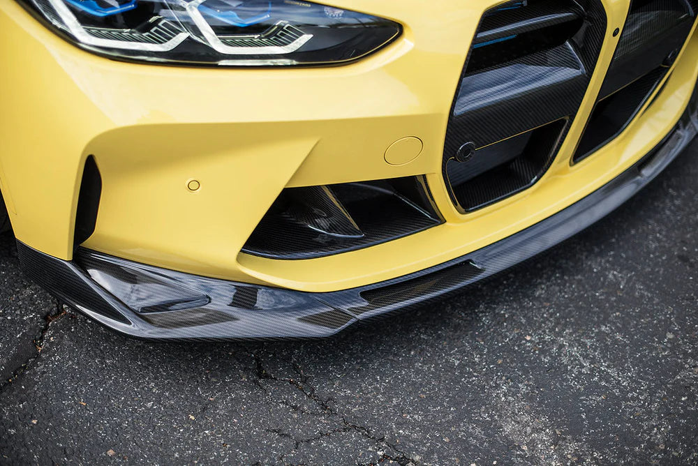 V STYLE FULL CARBON FIBER FRONT AERO SET - BMW G80 M3 | G82 M4 - Exotics Carbon Design