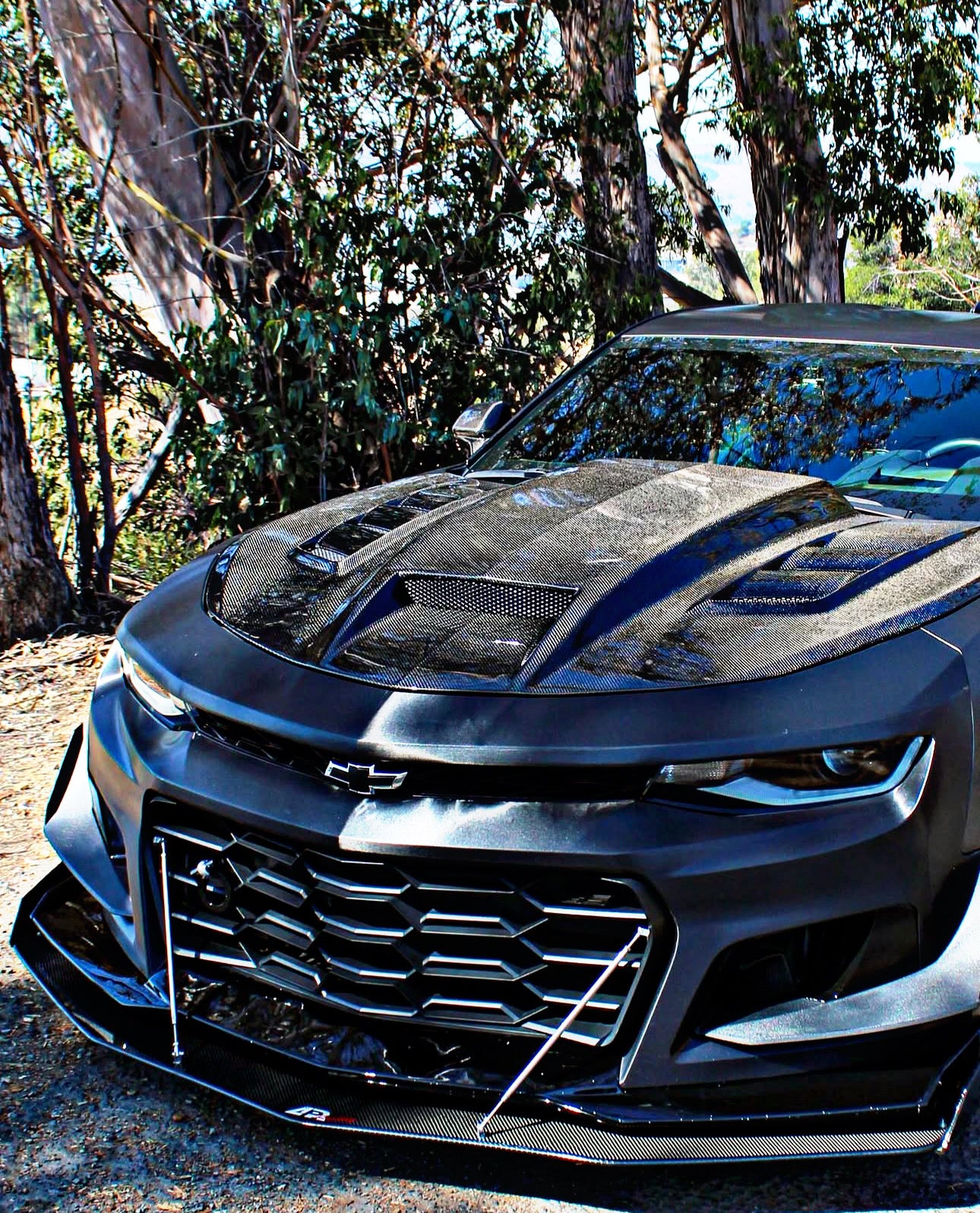 Carbon Fiber Terminator Style Front Hood – Chevrolet Camaro (2016–2024) - Exotics Carbon Design
