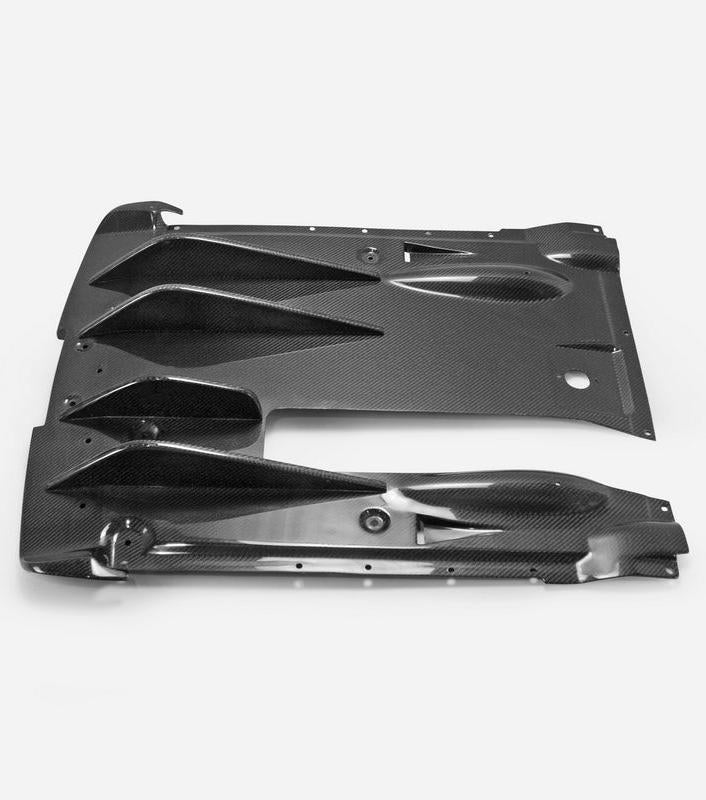 Nissan GT-R R35 Top Secret Carbon Fiber Rear Under Bumper Diffuser