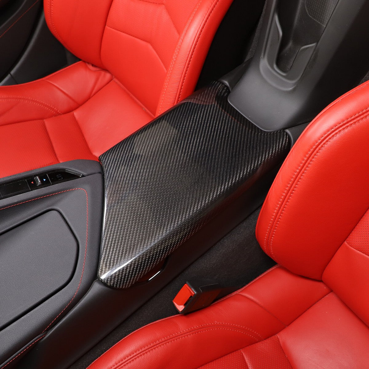 Chevrolet Corvette C8 Carbon Fiber Center Armrest Trim