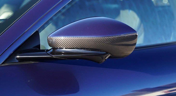 Ferrari Roma NVC Style Carbon Fiber Mirror Covers