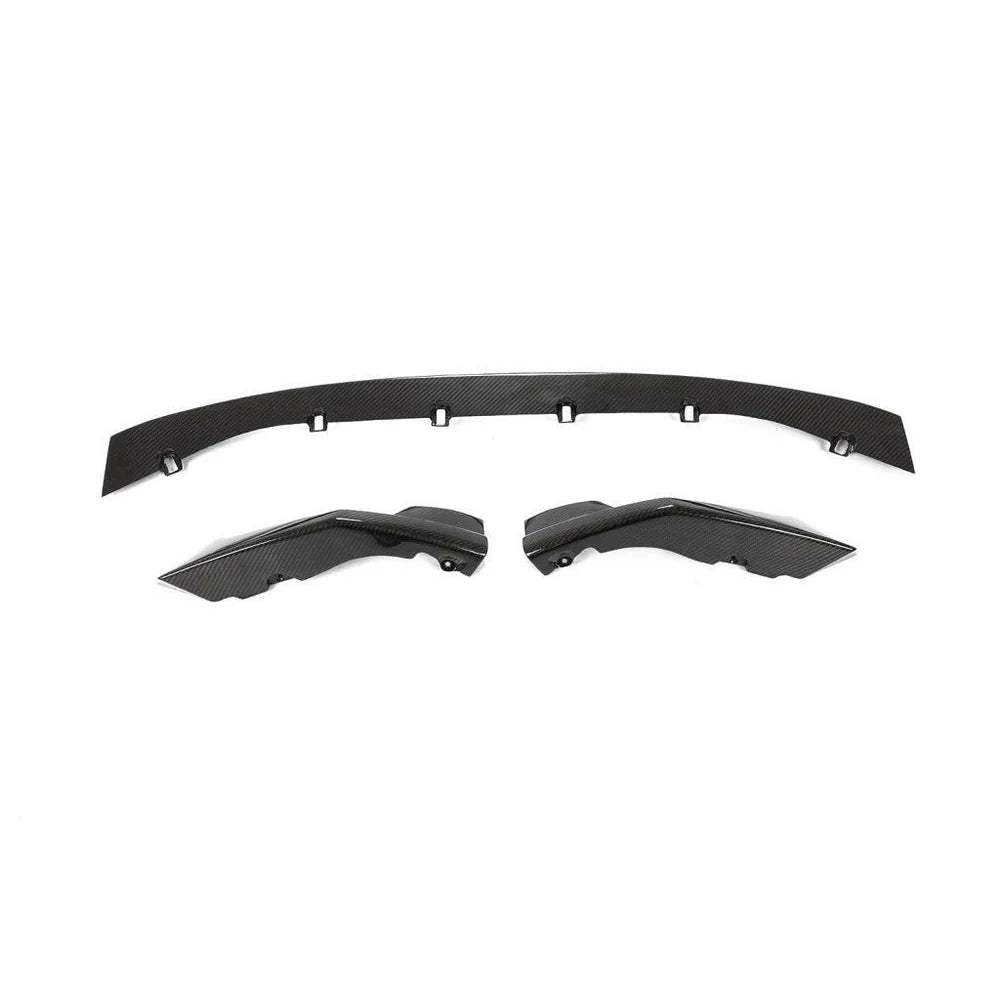 3 PIECE M STYLE CARBON FIBER FRONT LIP - BMW G80 M3 | G82 M4 - Exotics Carbon Design