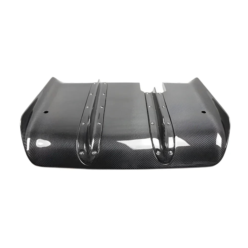 2008-2016 Nissan GT-R R35 Carbon Fiber Rear Undertray Diffuser & Canards