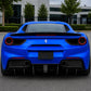 Ferrari 488 GTB - Exotic Design Carbon Fiber Rear Diffuser