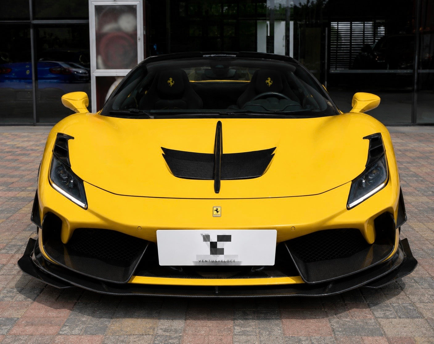 Ferrari F8 Tributo - Carbon Fiber Front Hood Trim