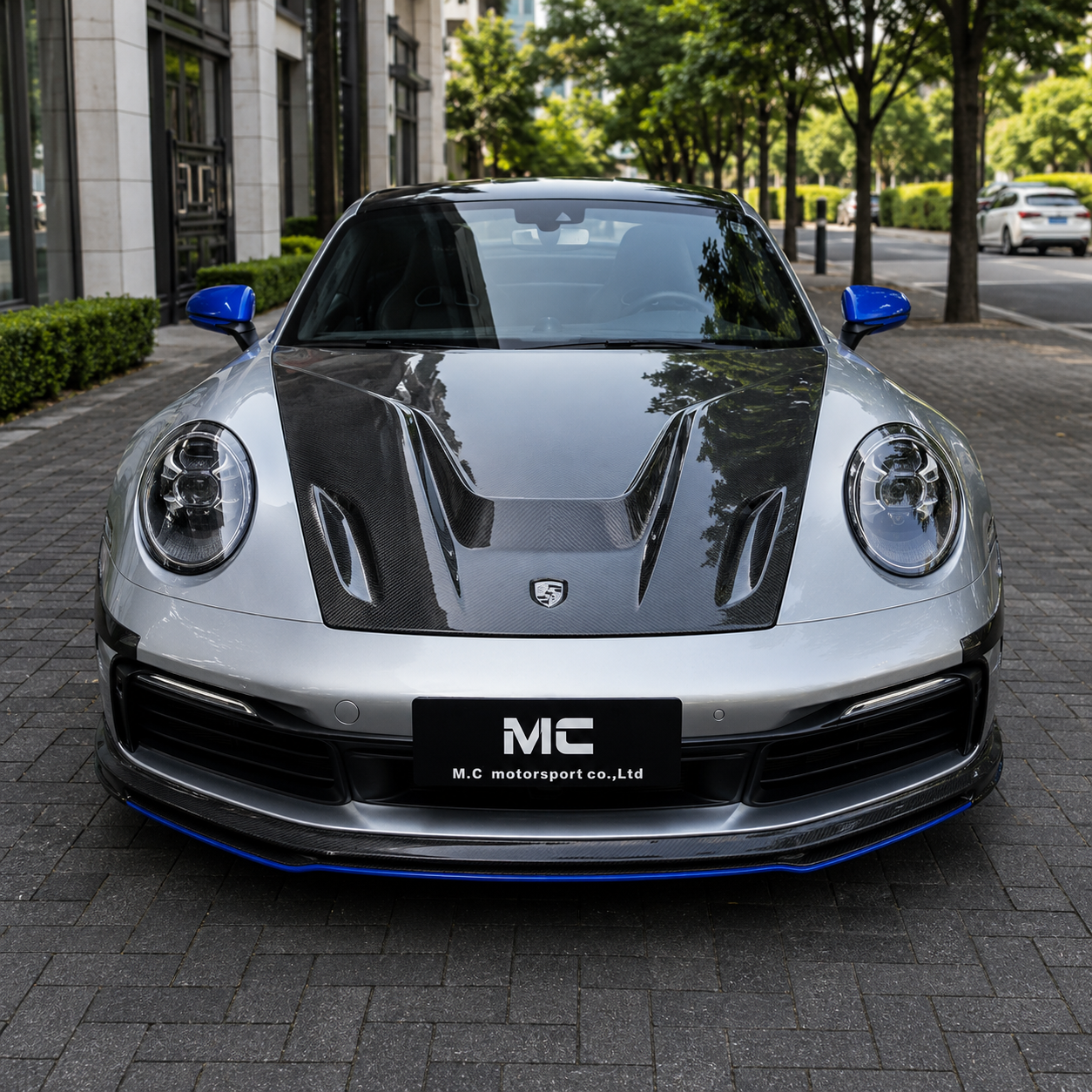 Porsche 911 (992) IMP Style Carbon Fiber Front Vented Hood