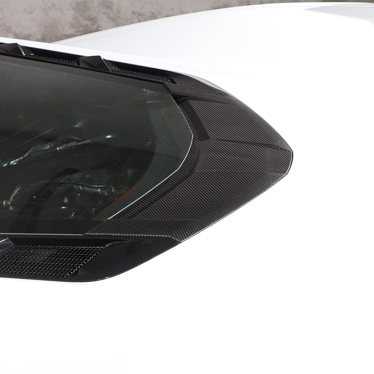 Chevrolet Corvette C8 Carbon Fiber Rear Lower Window Trim