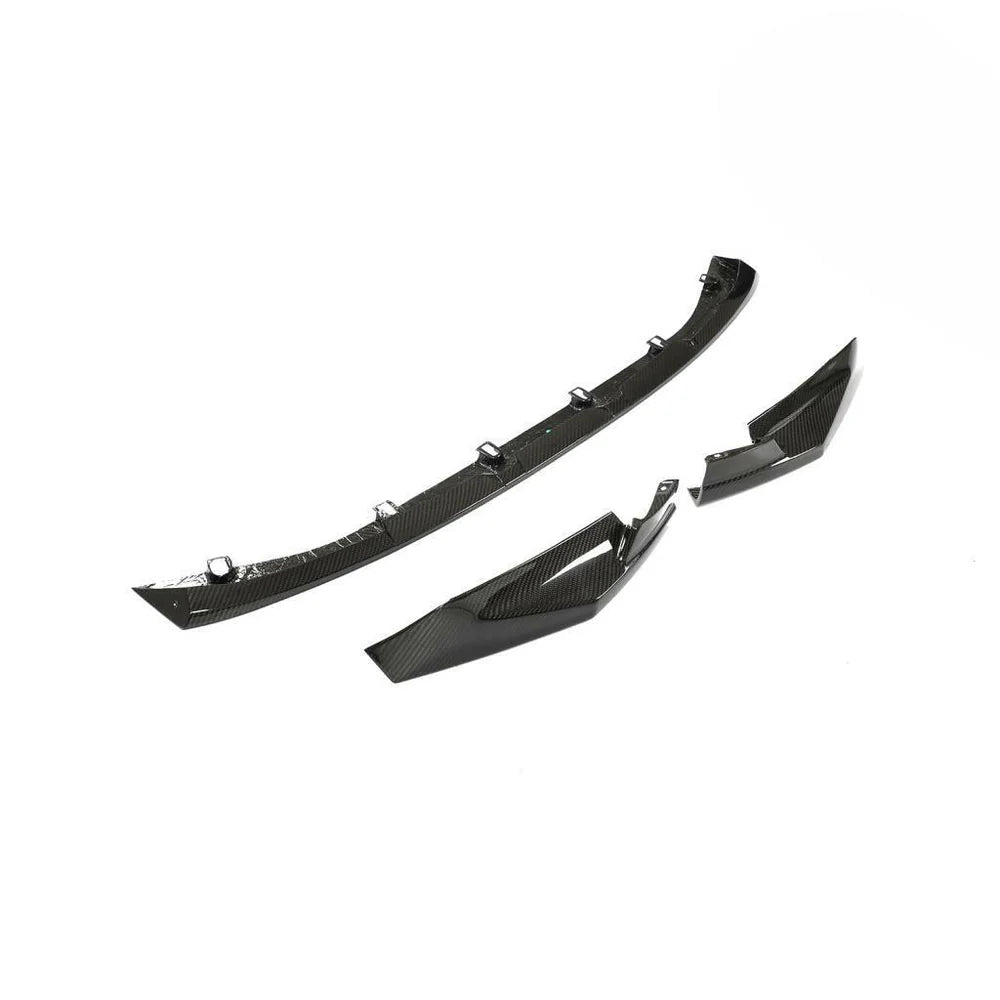 3 PIECE M STYLE CARBON FIBER FRONT LIP - BMW G80 M3 | G82 M4 - Exotics Carbon Design