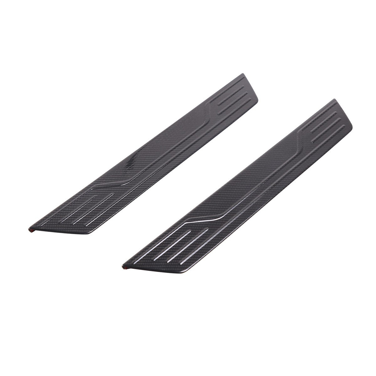 Chevrolet Corvette C8 Carbon Fiber Dashboard Door Sill Covers (2020–2026)