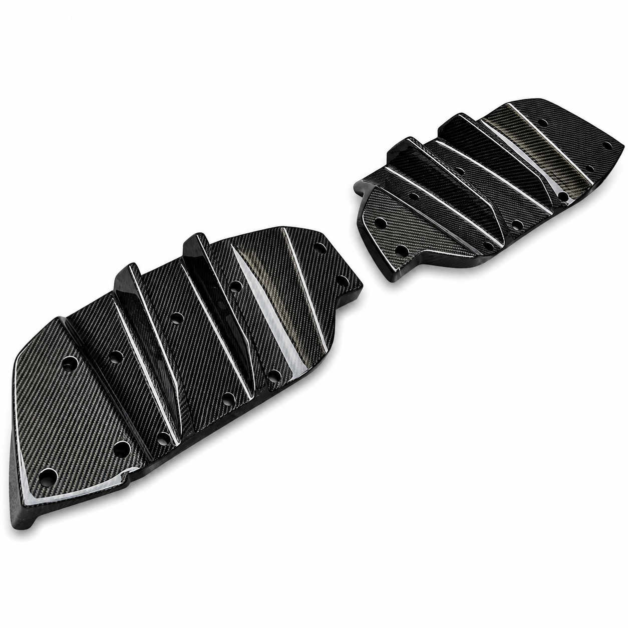 Corvette C7 Carbon Fiber Rear Bumper Fins