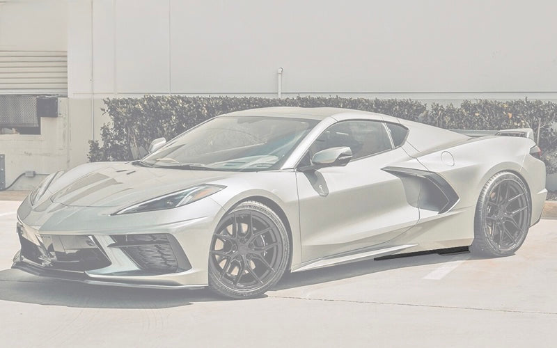 Chevrolet Corvette C8 IMP Style Carbon Fiber Side Skirts