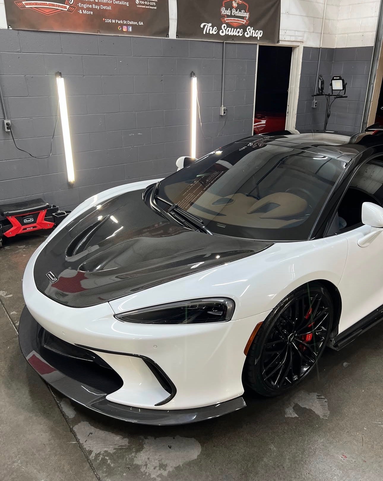McLaren GT Carbon Fiber Front Diffuser
