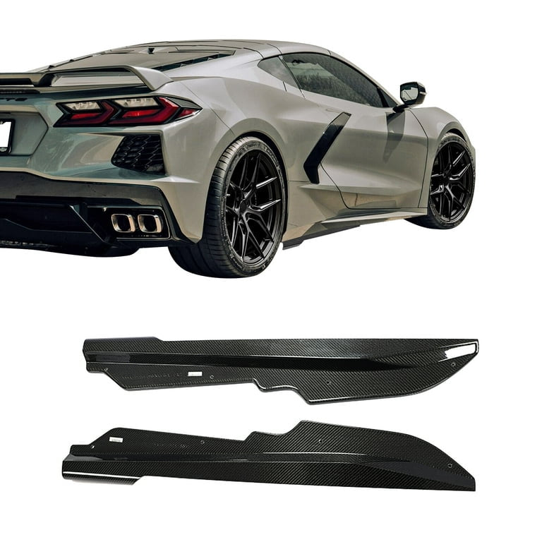 Chevrolet Corvette C8 IMP Style Carbon Fiber Side Skirts