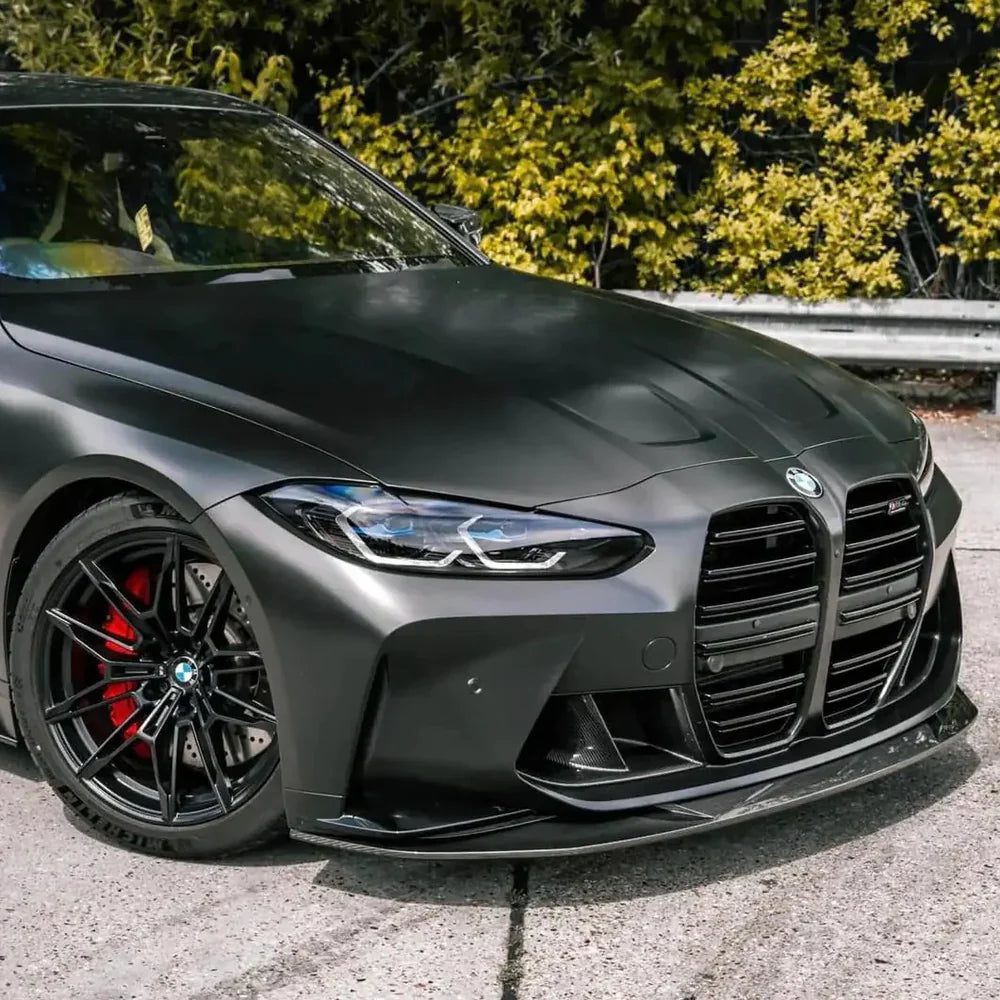 MHC STYLE CARBON FIBER FRONT LIP - BMW G80 M3 | G82 M4 - Exotics Carbon Design