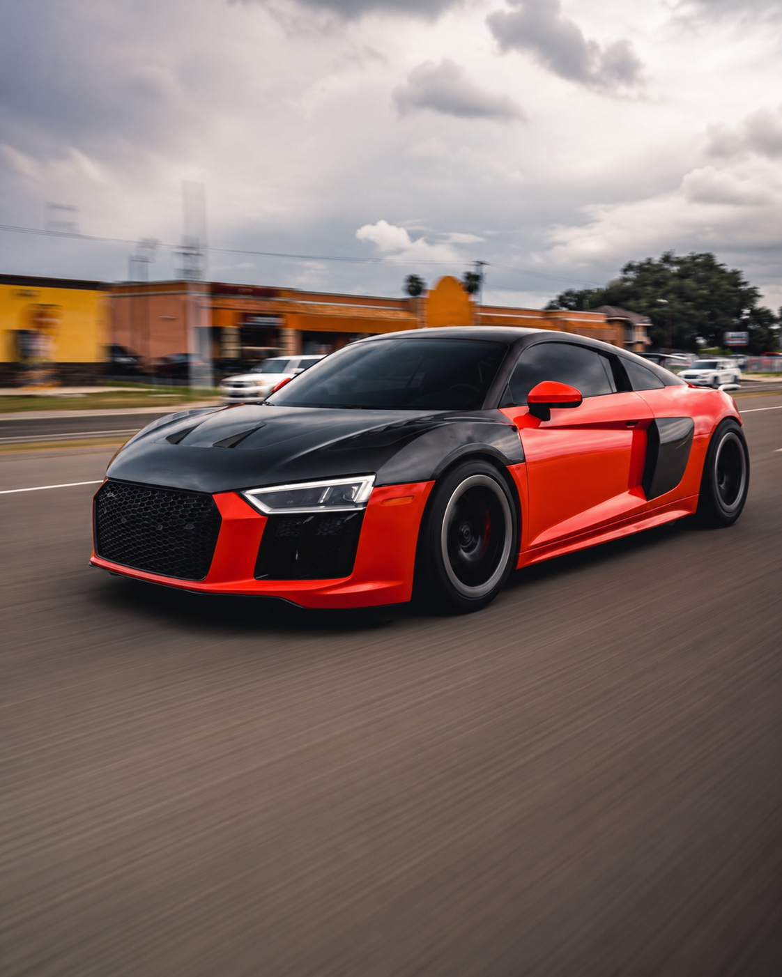 Audi R8 Gen 2 (2016-2019) - Race-Performance Style Vented Carbon Fiber Front Hood