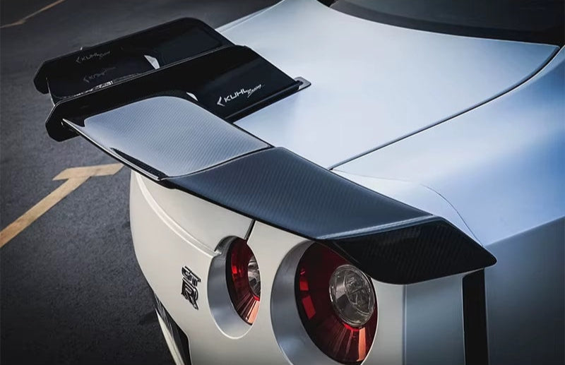 2008-2017 Nissan GT-R R35 Kuhl Style Carbon Fiber Rear Race Wing