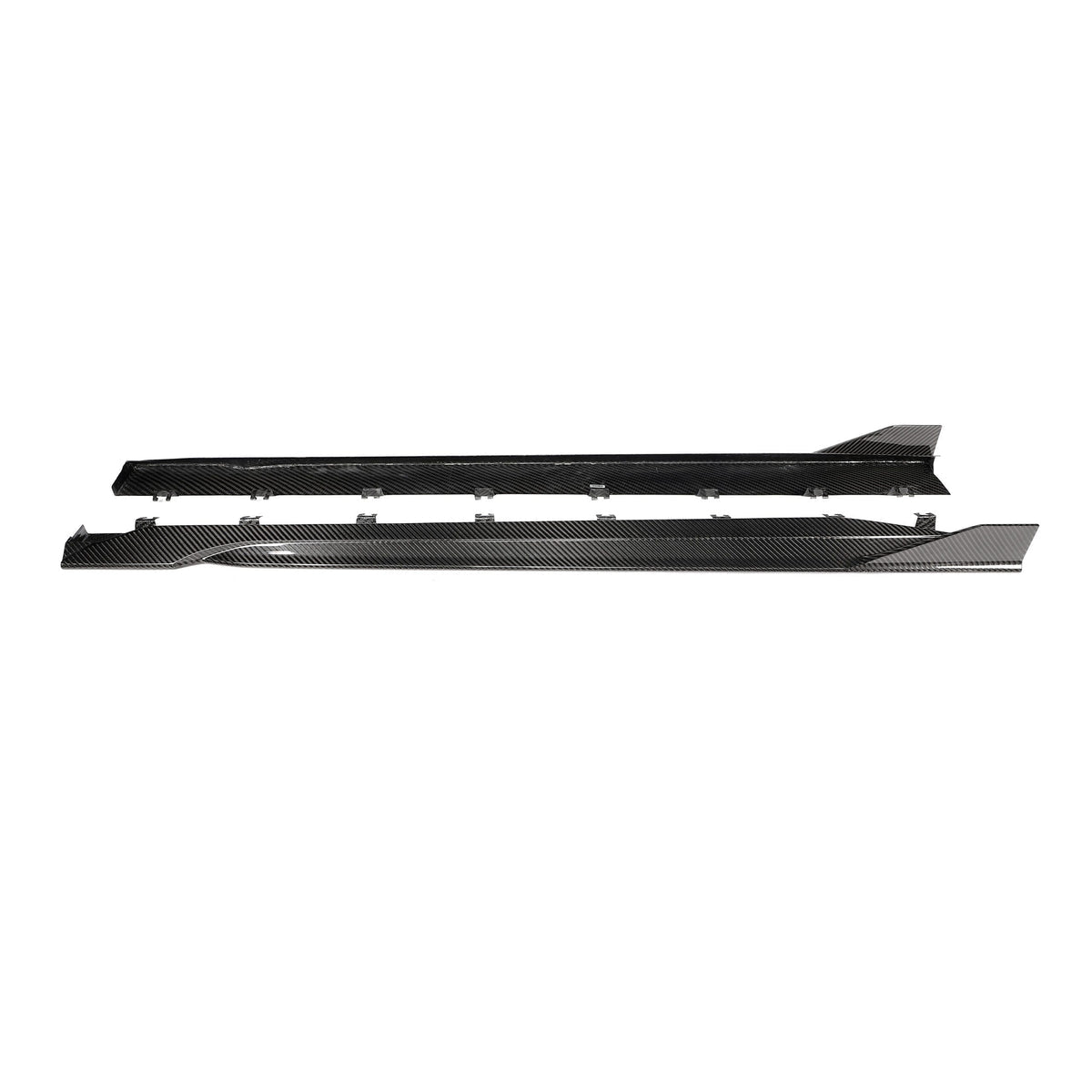 2024+ Ford Mustang - JC Style Carbon Fiber Side Skirts