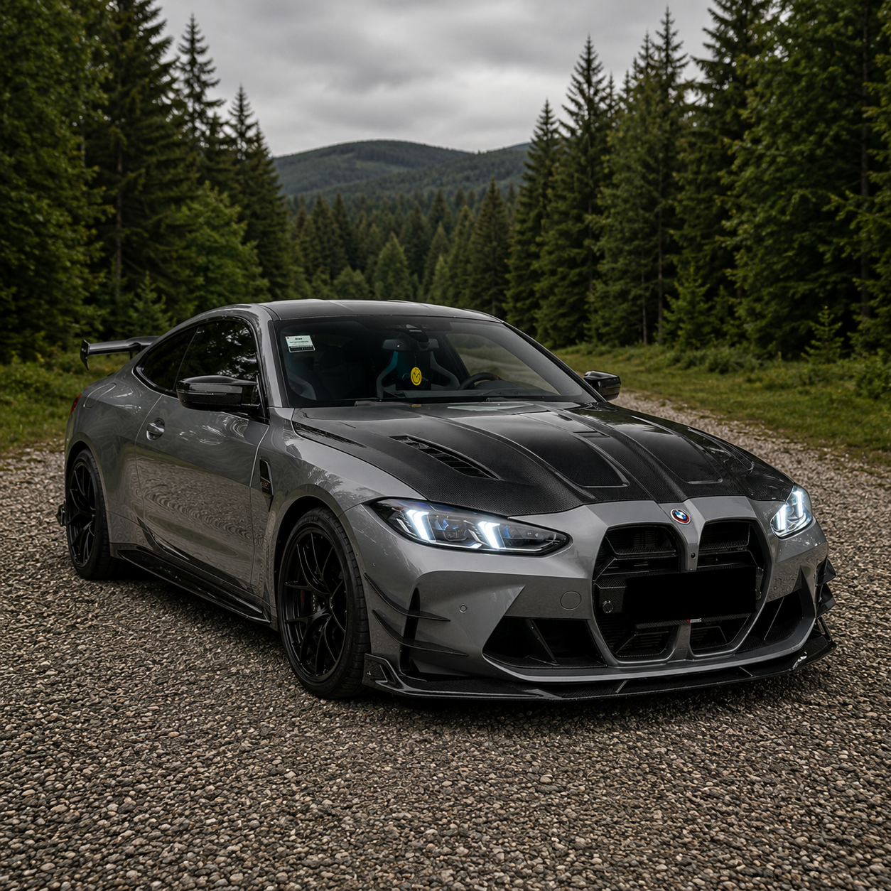 BMW G80 M3 / G82 M4 APR Style Vented Carbon Fiber Hood