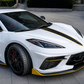 Corvette C8 AD-Style Carbon Fiber 2-Piece Front Lip Splitter