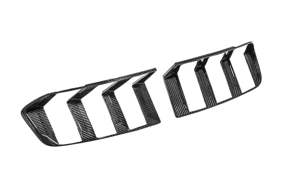 Carbon Fiber Rear Taillight Cover Trim - Ford Mustang (2024+) - Exotics Carbon Design