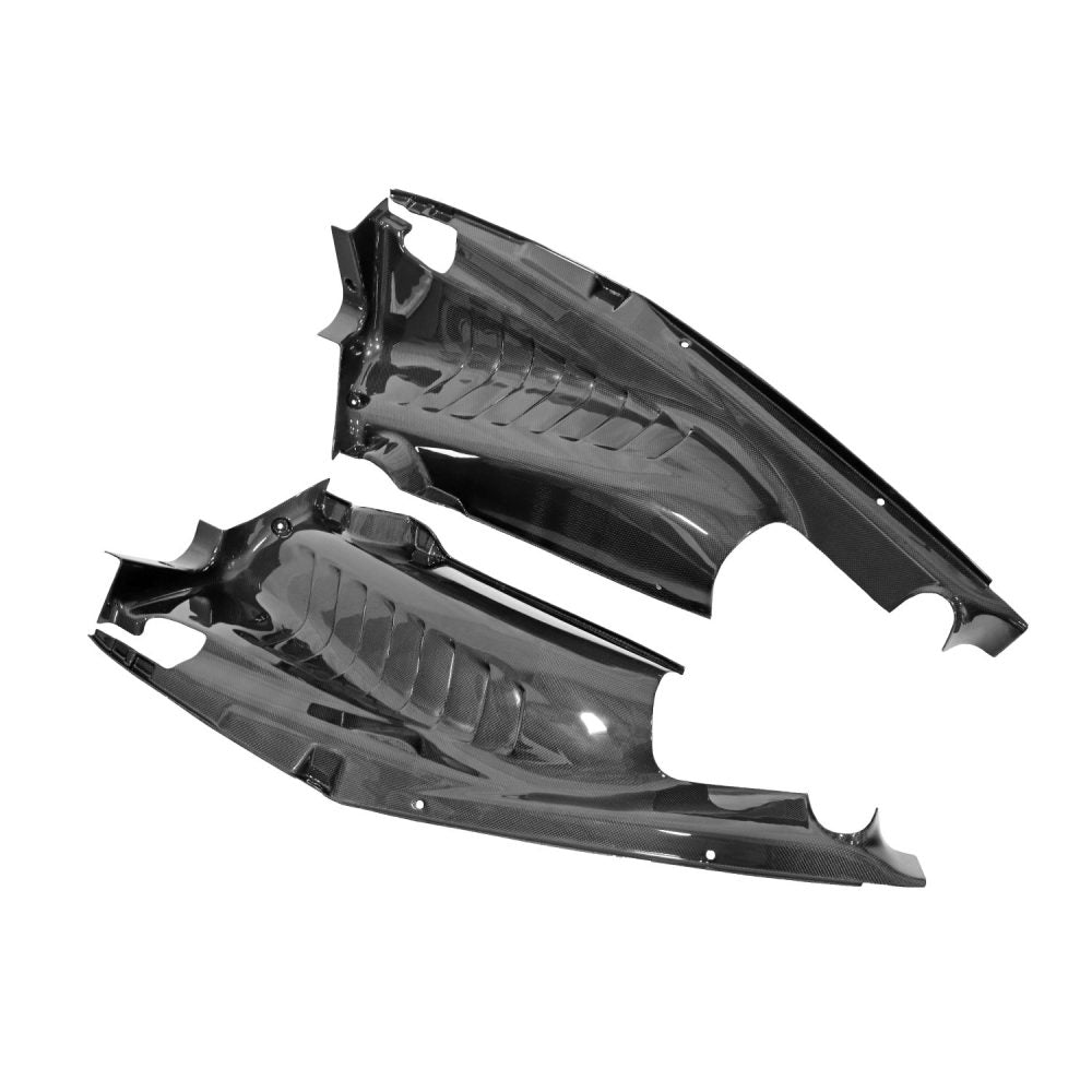 Ferrari 488 GTB Carbon Fiber 5-Piece Engine Bay Panel Set