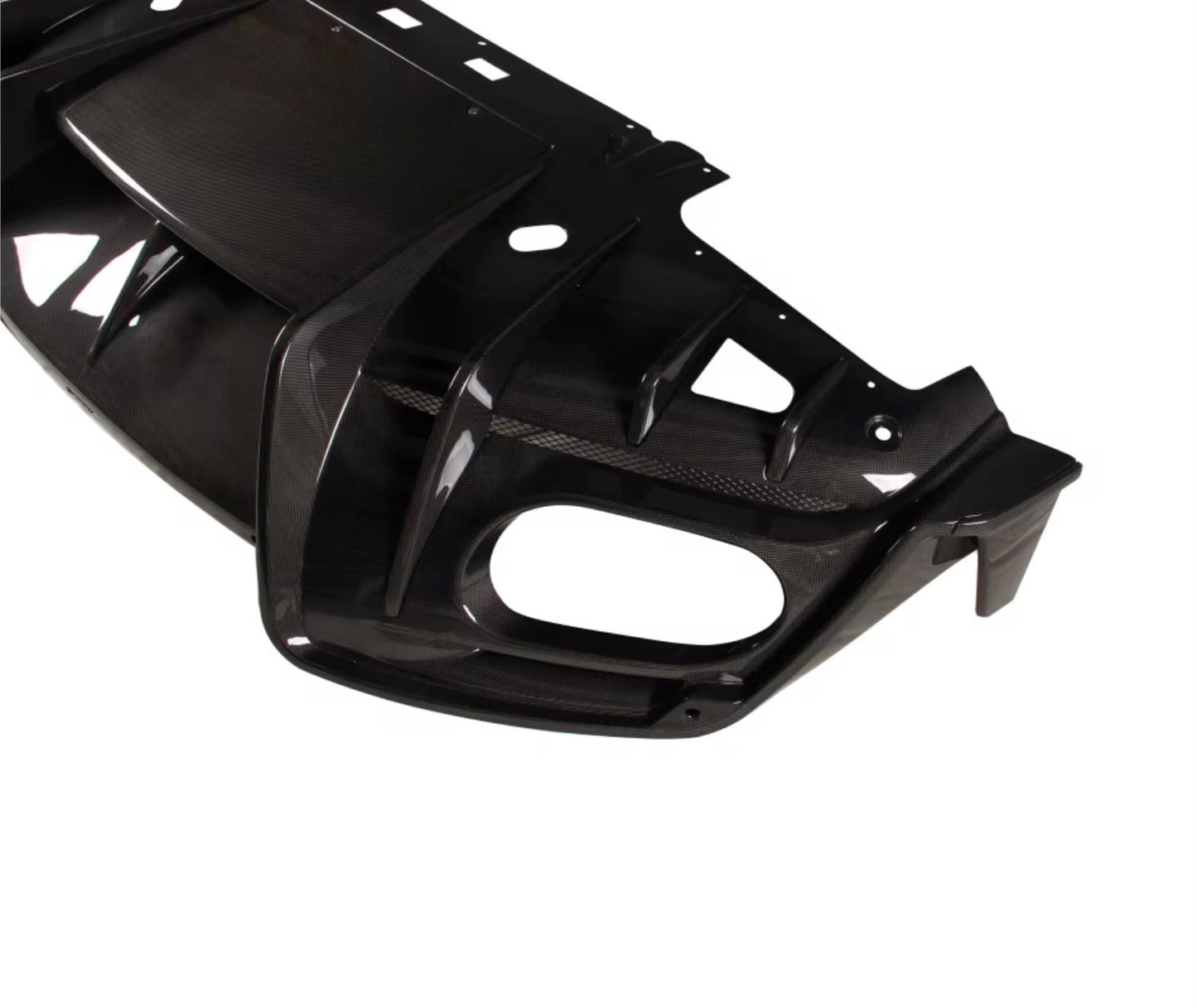 Ferrari Roma V Style Carbon Fiber Rear Diffuser