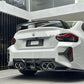MP STYLE CARBON FIBER WING - BMW G87 M2 - Exotics Carbon Design