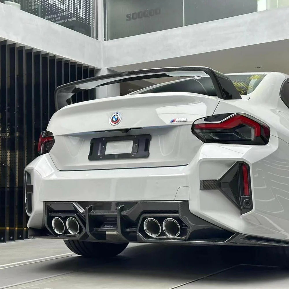 MP STYLE CARBON FIBER WING - BMW G87 M2 - Exotics Carbon Design