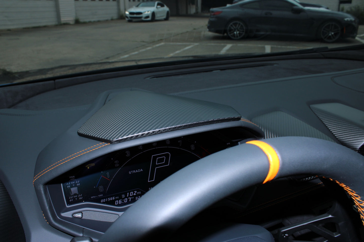 Lamborghini Huracan 2014–2021 Carbon Fiber Instrument Cluster Cover
