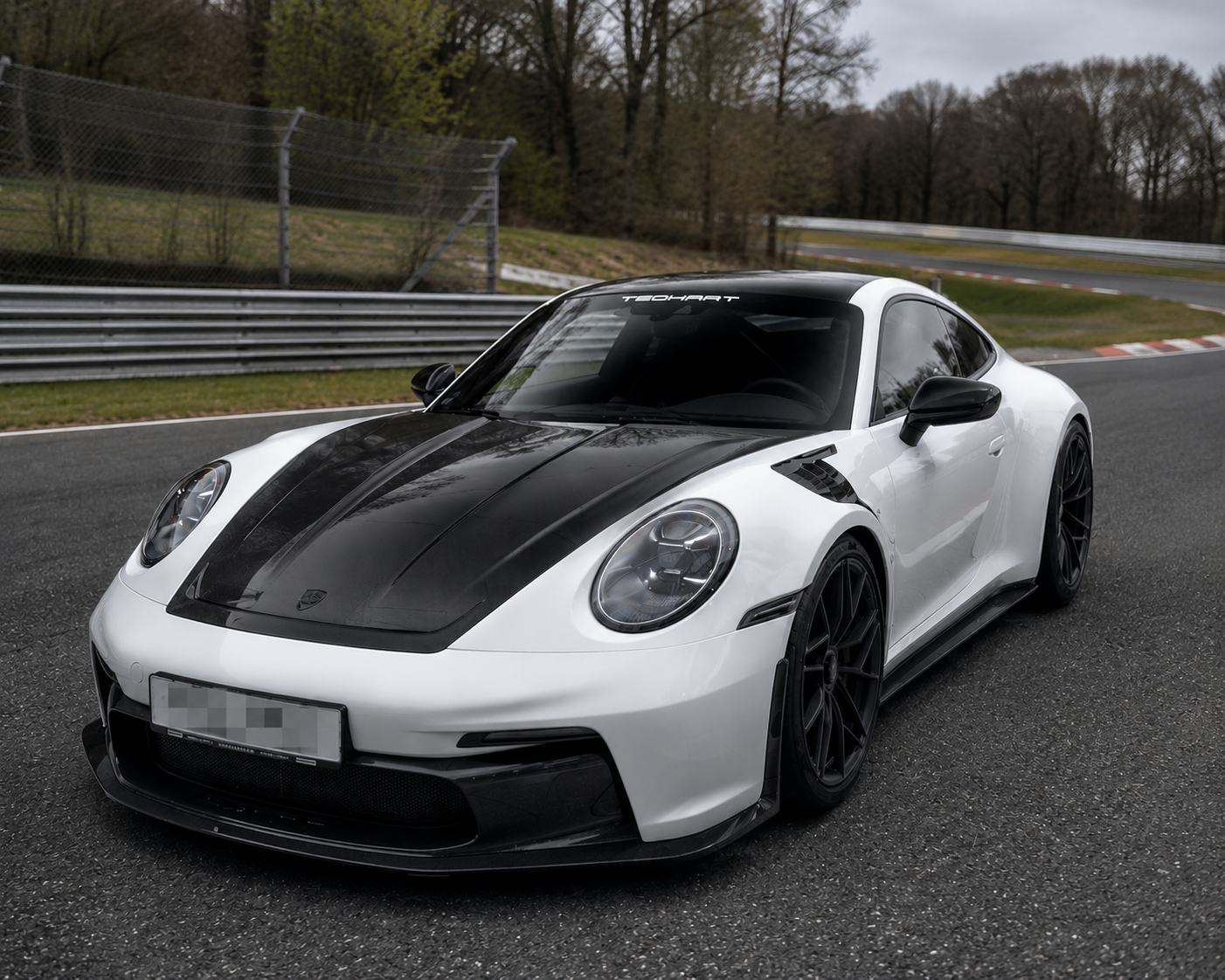 T.C Style Vented Carbon Fiber Front Hood - Porsche 911 (992) 2019+
