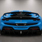 Ferrari 296 GTB BF Style Carbon Fiber Rear Diffuser