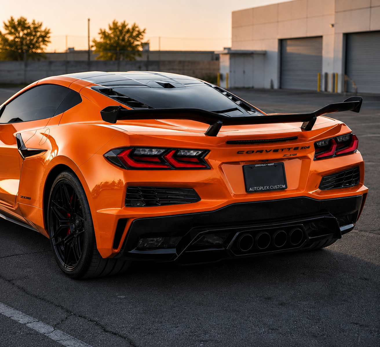 Corvette C8 ZR1 Style Carbon Fiber Wing – Stingray / Z06 / E-Ray