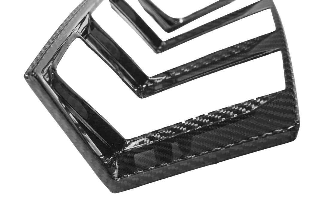 Carbon Fiber Rear Taillight Cover Trim - Ford Mustang (2024+) - Exotics Carbon Design