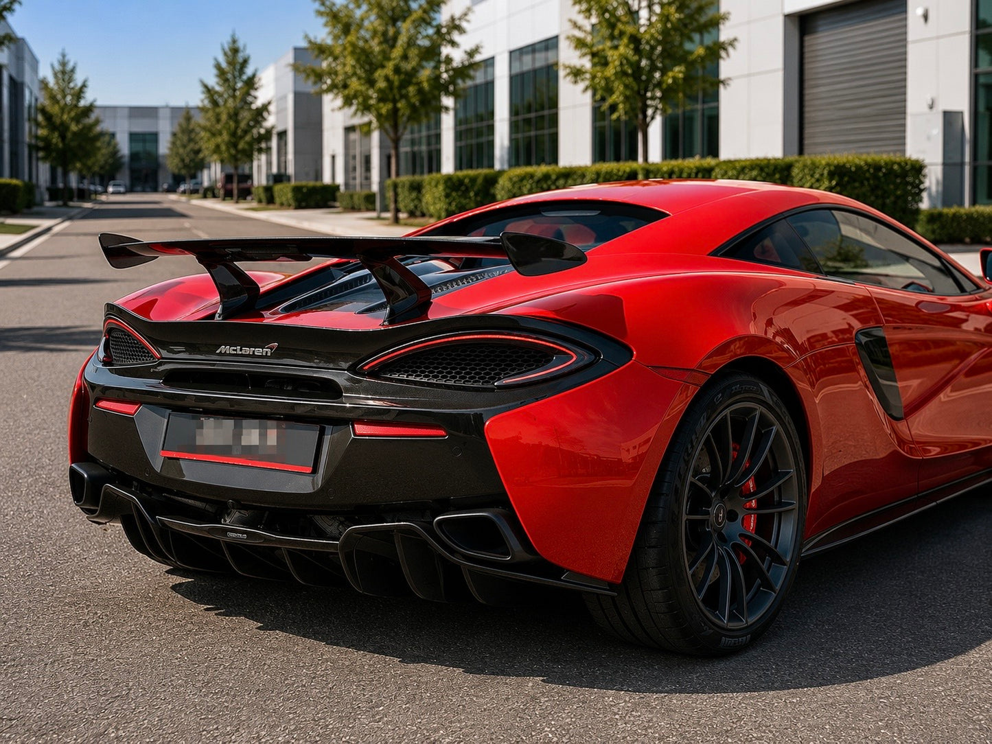 McLaren 540C/570S - MSO Style Carbon Fiber Rear Wing