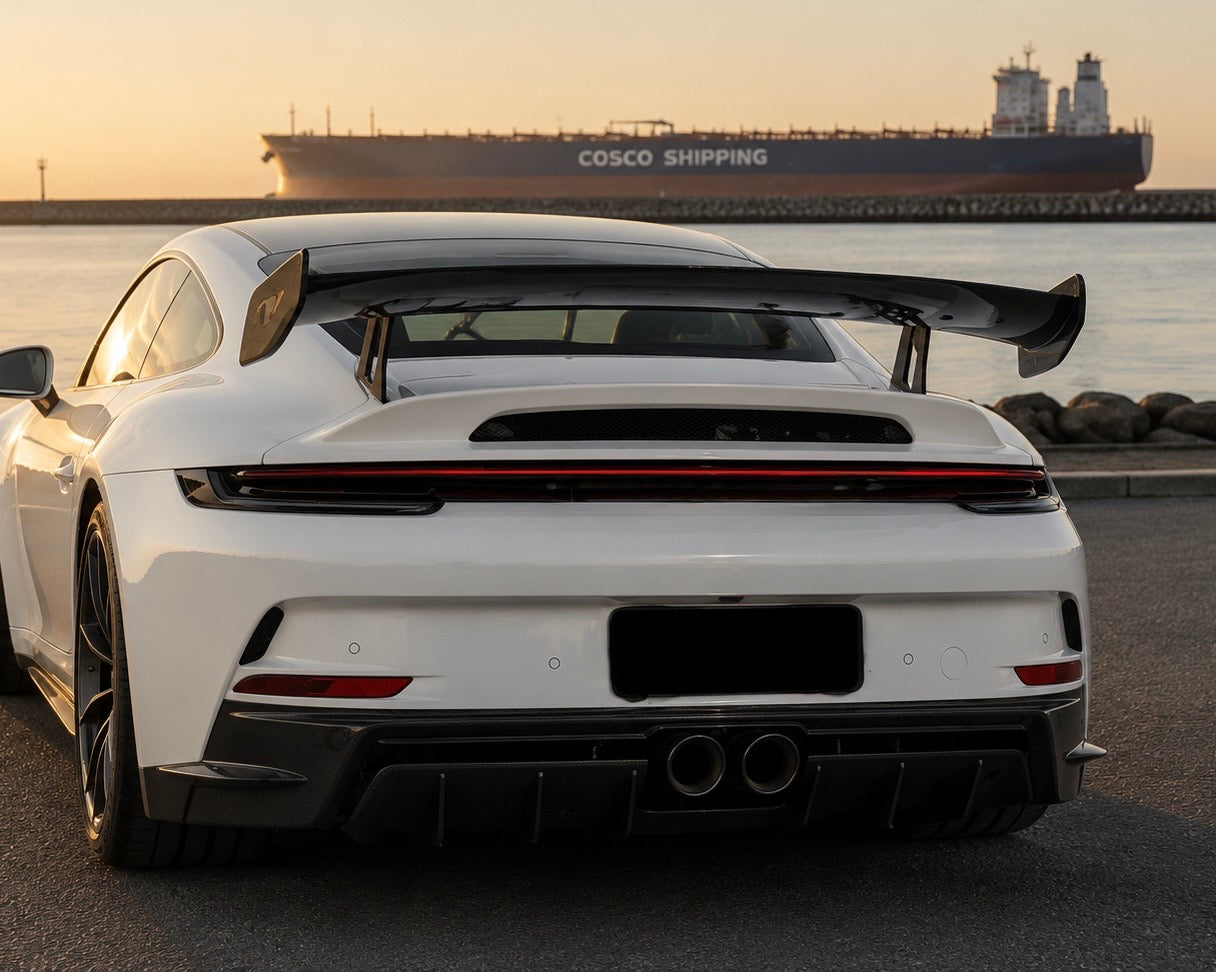 Carbon Fiber Rear Bottom Diffuser - Porsche 911 GT3 (992)