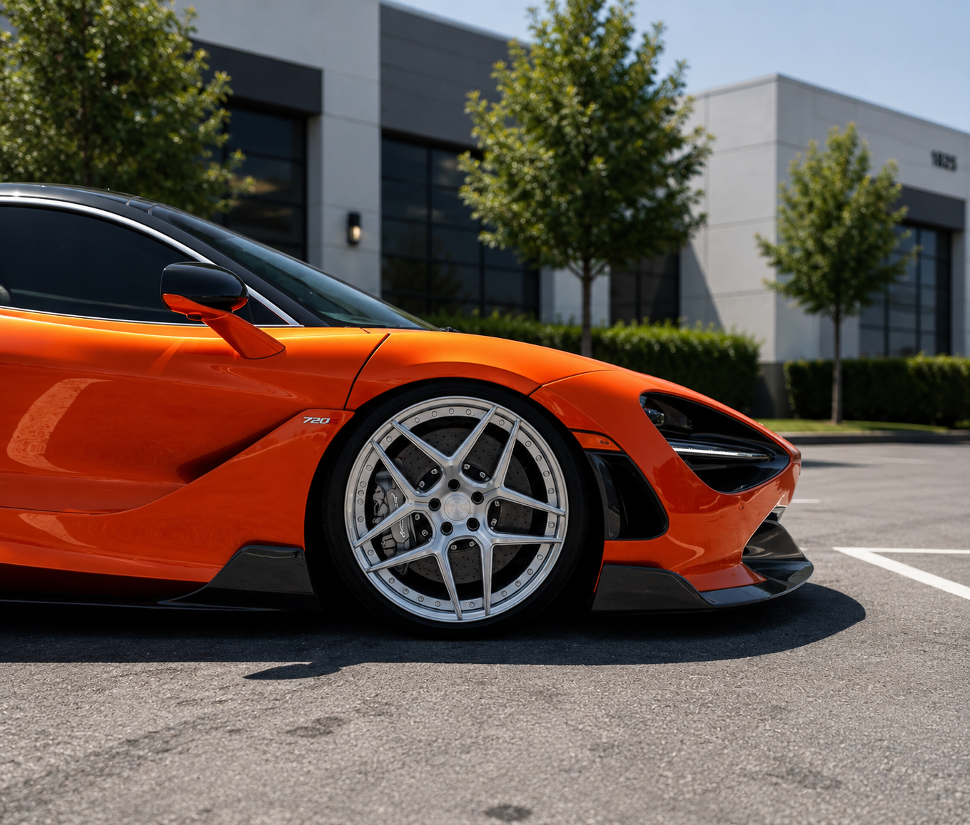 McLaren 720S - V-Style Carbon Fiber Side Skirts