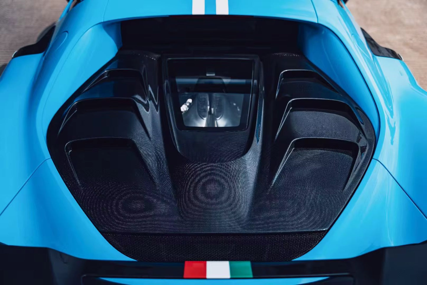 Ferrari 296 GTB BFA Style Carbon Fiber Rear Engine Cover