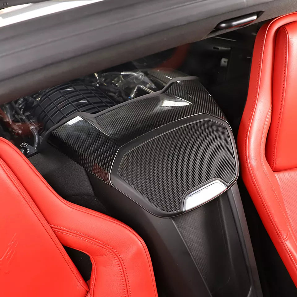Chevrolet Corvette C8 Carbon Fiber Rear Speaker Panel