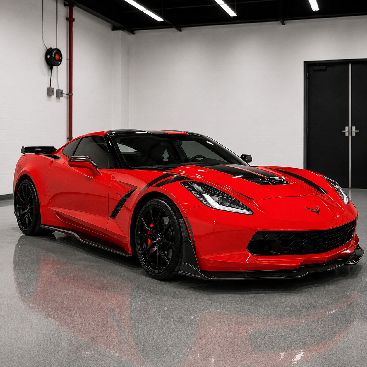 Chevrolet Corvette C7 Z06 Carbon Fiber Side Rocker Extensions