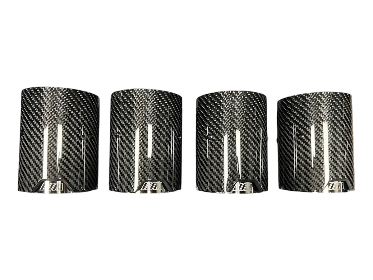 BMW G80 M3 / G82 M4 Carbon Fiber Titanium Exhaust Tips