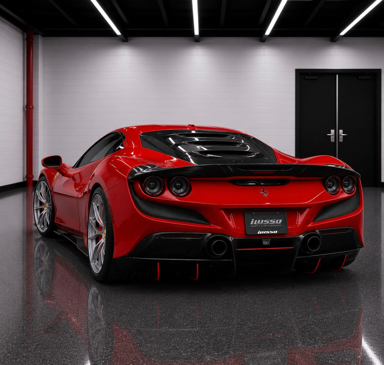 Ferrari F8 - IMP Style Carbon Fiber Spoiler