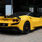 Ferrari F8 Tributo - P.T Carbon Fiber Rear Diffuser