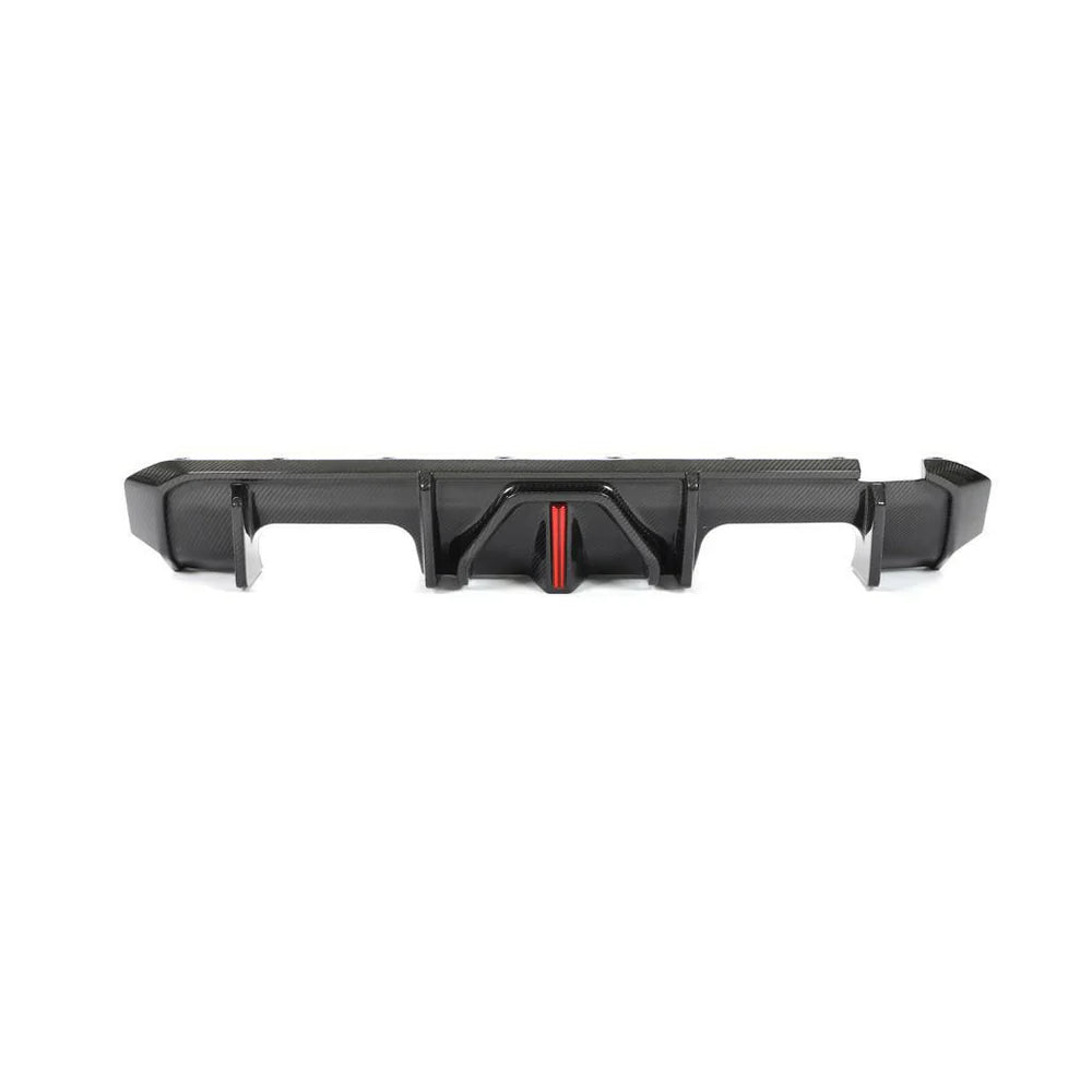 F1 STYLE V1 CARBON FIBER LED DIFFUSER AND SPLITTERS SET - BMW G80 M3 | G82 M4 - Exotics Carbon Design