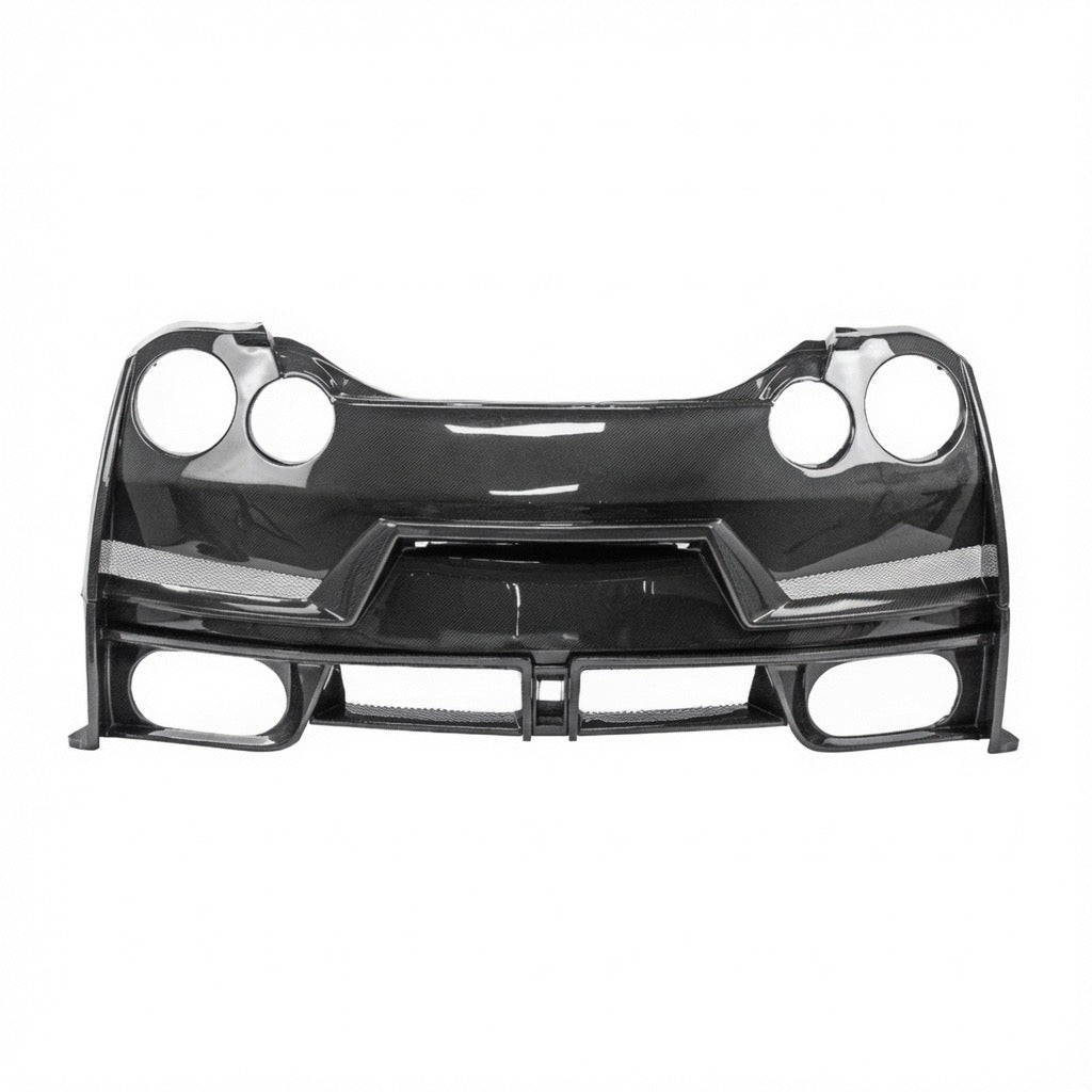 2008-2017 Nissan GT-R R35 N-Style Full Carbon Fiber Rear Bumper